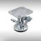 Service Caster 4" Stainless Steel Double Pedal Floor Truck Lck w/Top Plate SCC-SSFL400DP - alternate 1